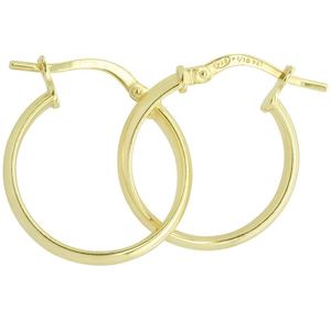 9ct Silver Filled Hoops