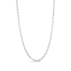 Silver BO1 Oval Belcher Chain