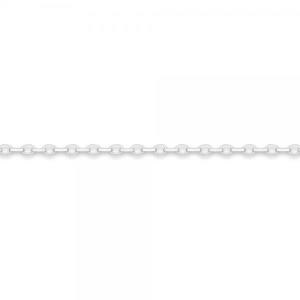 Jewellery: Sterling Silver BO1 Oval Belcher 45cm Chain