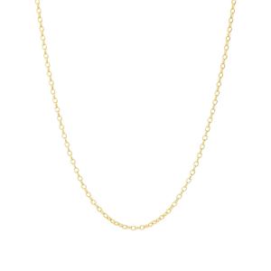 9ct Yellow Gold 55cm Oval Belcher Chain