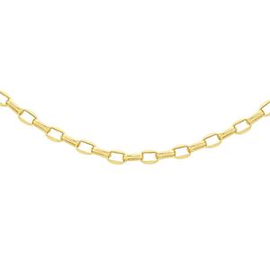 Gold Belcher Chain 50cm 9ct Hollow