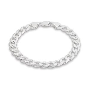 SS Bevelled Diamond Cut Braclet