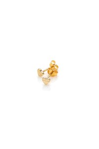 Gold Plated Tiny Stolen Heart Earrings