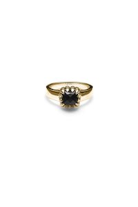 Stolen Girlfriends Club Gold Plated Onyx Baby Claw Ring