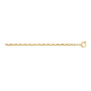 9ct Yellow Gold Belcher Bracelet 21cm