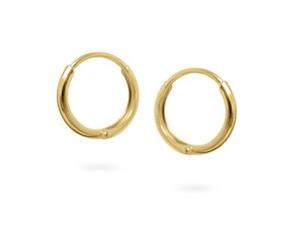 12mm Gold Huggies