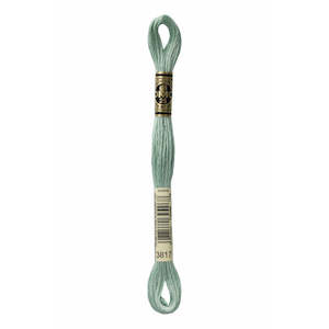 DMC Six Strand Embroidery Floss - Muted Greens