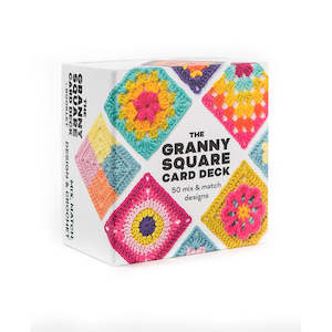 Craft material and supply: Granny Square Card Deck