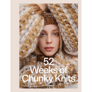 Craft material and supply: 52 Weeks of Chunky Knits by Laine