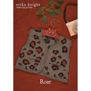 Roar Kid's Gilet Vest DK Knitting Pattern