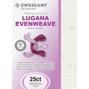 Zweigart Lugana 25 Count Splash Print Fabric Fat Quarter