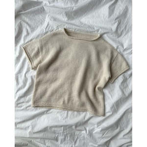 Craft material and supply: Cloud Tee Knitting Pattern by PetiteKnit