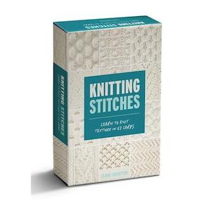 Knitting Stitches Card Deck