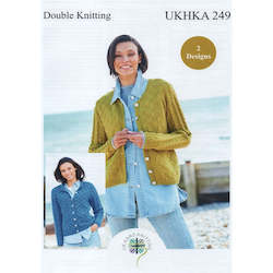 Yarn: UKHKA 249 Cardigans in DK  2 Styles