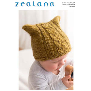 Cabled Square Beanie 020.0040