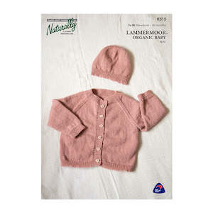 K515 Raglan Cardigan & Hat