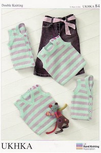 UKHKA 84 Waistcoats & Slipovers 8ply