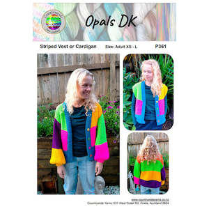 Yarn: P361 Striped Vest or Cardigan