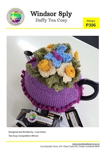 P306 Daffy Tea Cosy (Tea Cosy Competition Winner)