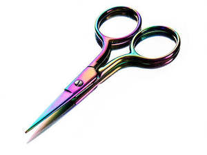 Rainbow Titanium Scissors 3.5"