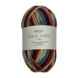 Yarn: Crucci Sock Yarn 4ply