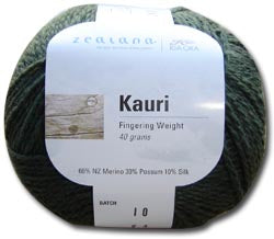 Yarn: Zealana Kauri Fingering Weight 4ply