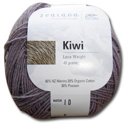 Yarn: Zealana Kiwi Lace 2ply