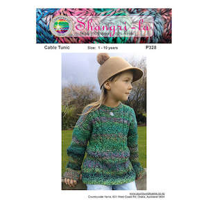 Yarn: P328  Cable Tunic