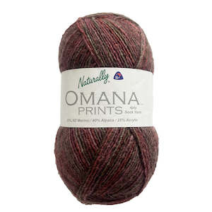 Naturally Omana Prints 4ply Sock Yarn