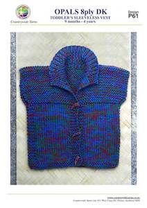 Yarn: P61* Toddler's Sleeveless Vest