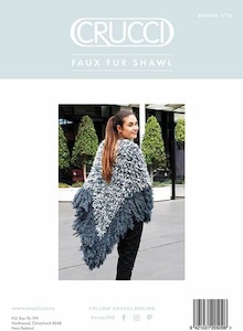 1776 Faux Fur Shawl