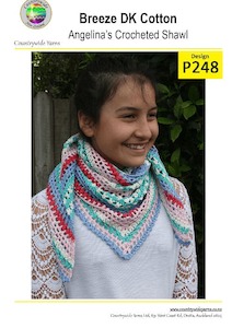 Yarn: P248 Angelina's Crocheted Shawl