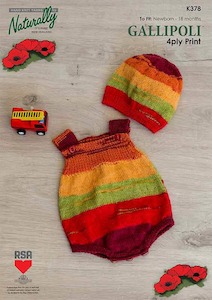 K378 Romper & Hat