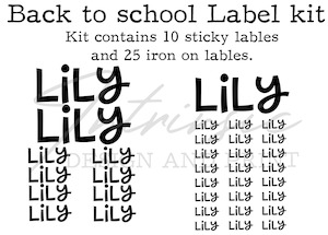 Gift: Name label sets