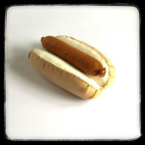 Gift: Felt hot dog