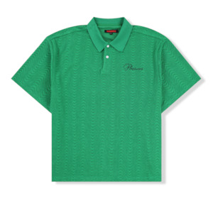 Zen Terry Boxy Polo - Green