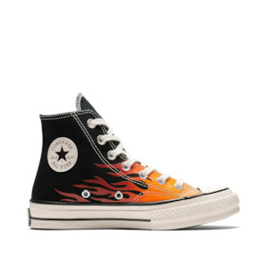 Chuck Taylor 70 Hi Archive Flames - Black