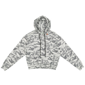 Footwear: Arrows Pattern All Over Hoodie - Black