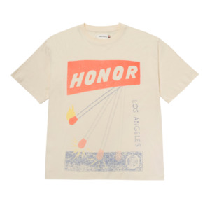 HTG Match Box Tee - White