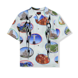 7 Wonder Camp Shirt - White