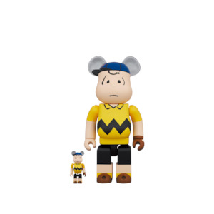 BE@RBRICK MLB Peanuts Charlie Brown 400% Set