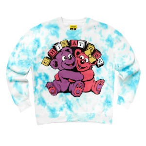 Hyper Cute Tie Dye Crewneck - Blue