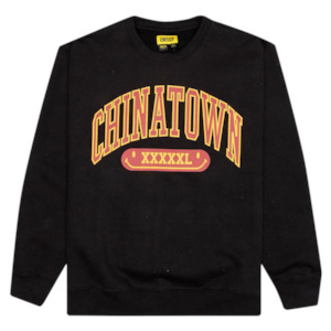 Footwear: Gym Arc Crewneck - Black