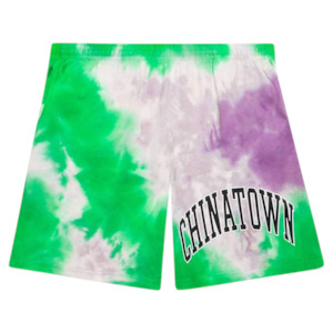 Arc Left Tie Dye Sweatshorts - Purple