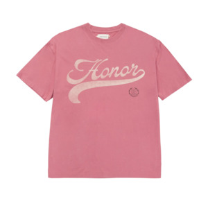 Holiday Script Tee - Mauve