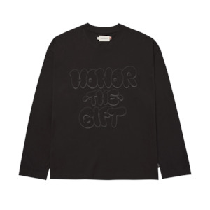 Amp'd Up L/S Tee - Black