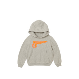 Footwear: Kids Airborne Hoodie - Athletic Grey