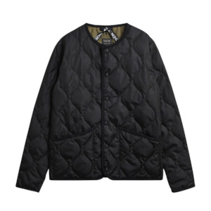 Footwear: Military Crew Down Jacket - Black