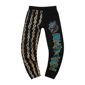 Beware Dog Sweatpants - Black