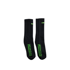 Footwear: Knock Out Socks - Black